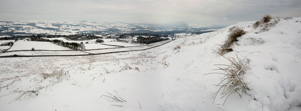 Ilkley Moor in the Snow